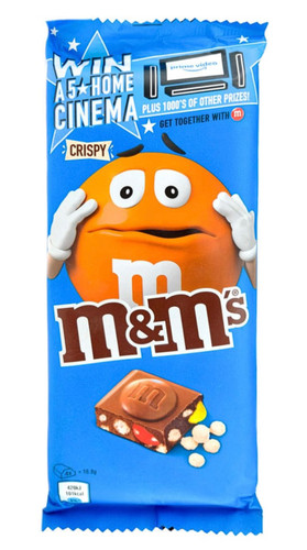 شکلات تخته ای کریسپی ام اند ام (m&m) 150 گرمی